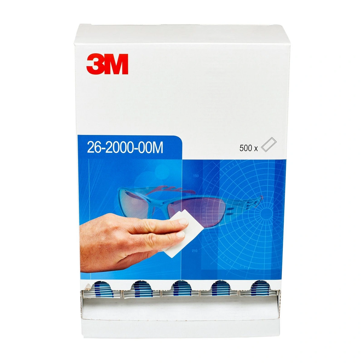3m-disposable-lens-cleaning-tissue-dispenser-500-sachets-26-2000-center-front-out