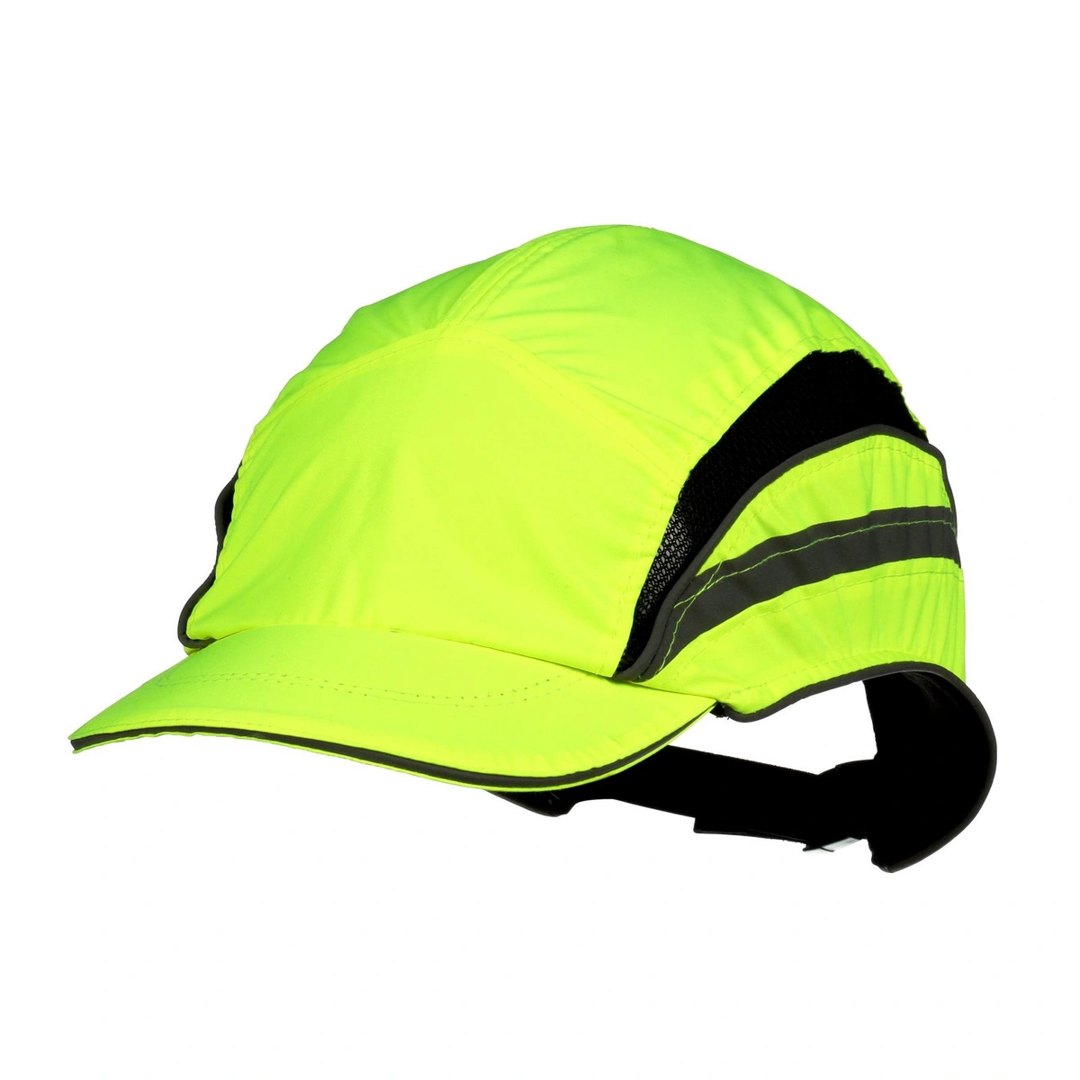 3m-first-base-3-bump-cap-classic-high-visibility-yellow-reduced-peak-55-mm-2021866-leftside