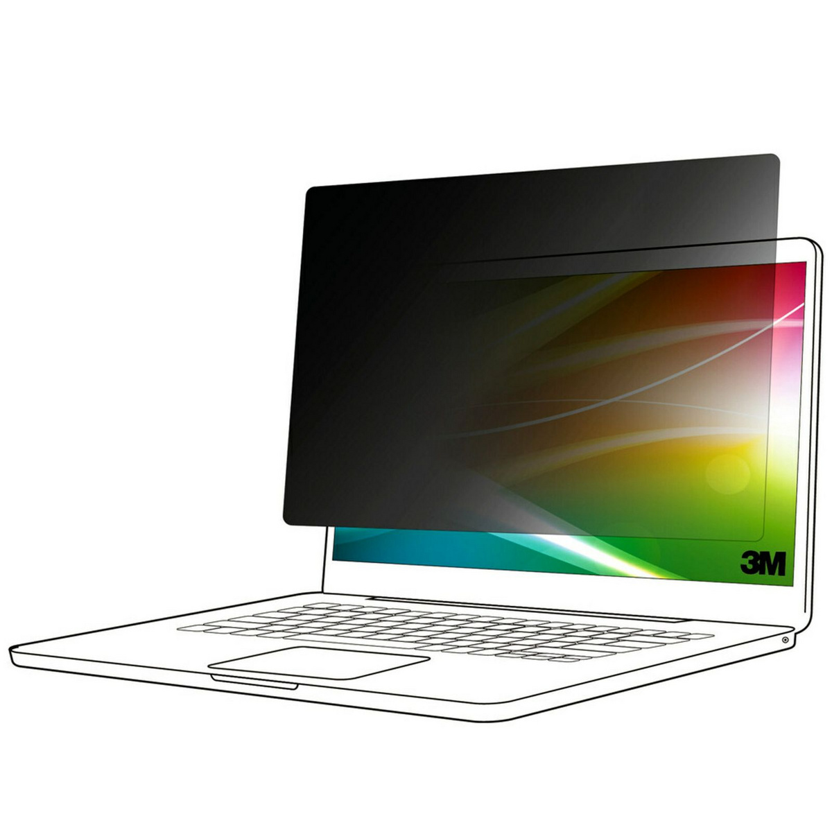 laptop-with-colorful-background-and-bright-screeen-privacy-filter-in-black