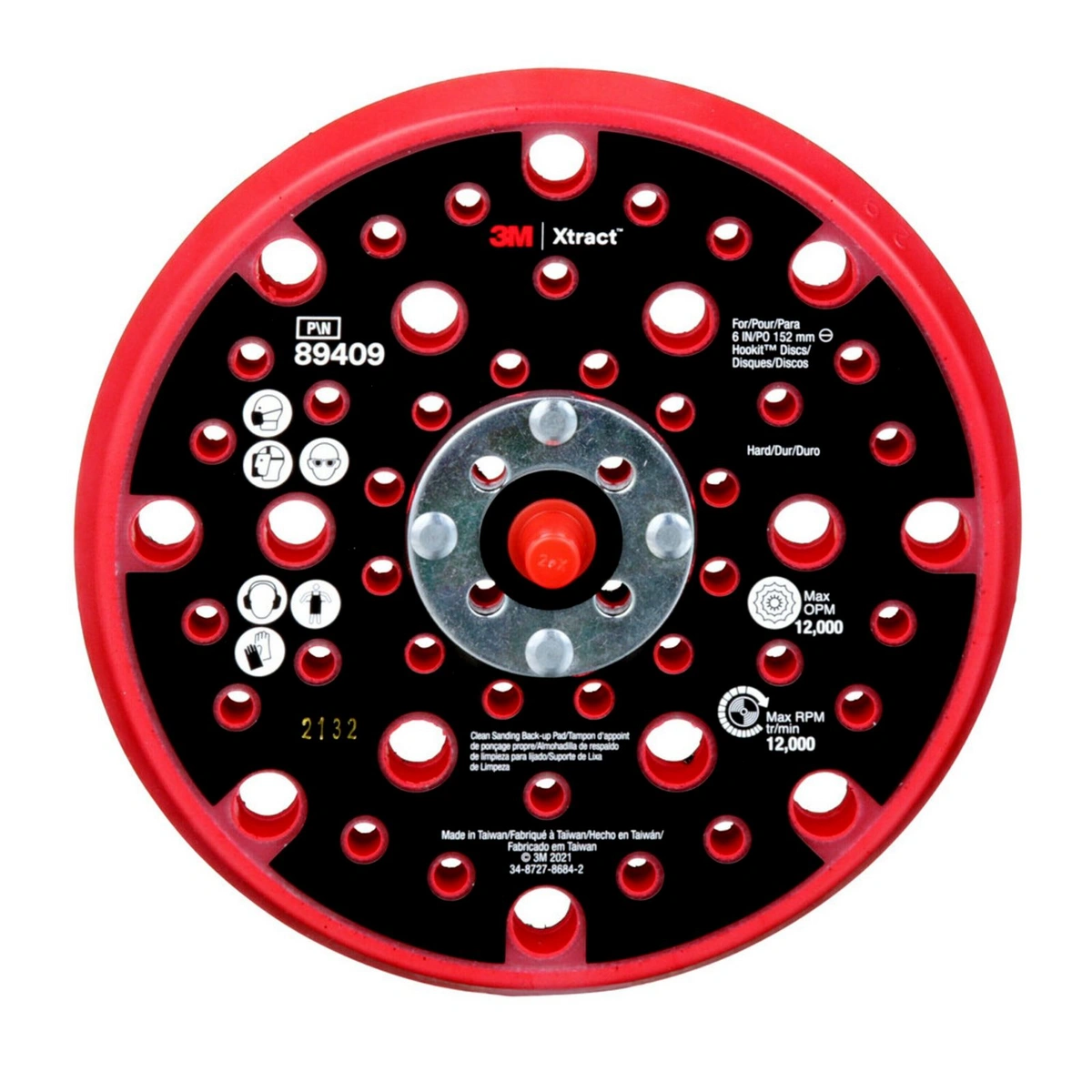 a-red-3m-xtract-back-up-pad