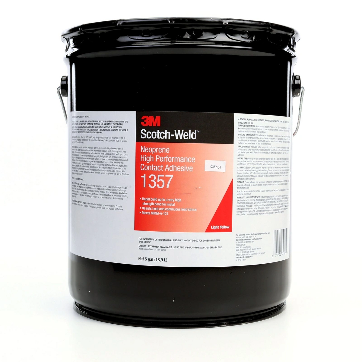3m-neop-highperf-contact-adh-1357-lgt-yellow-5-gal-pail