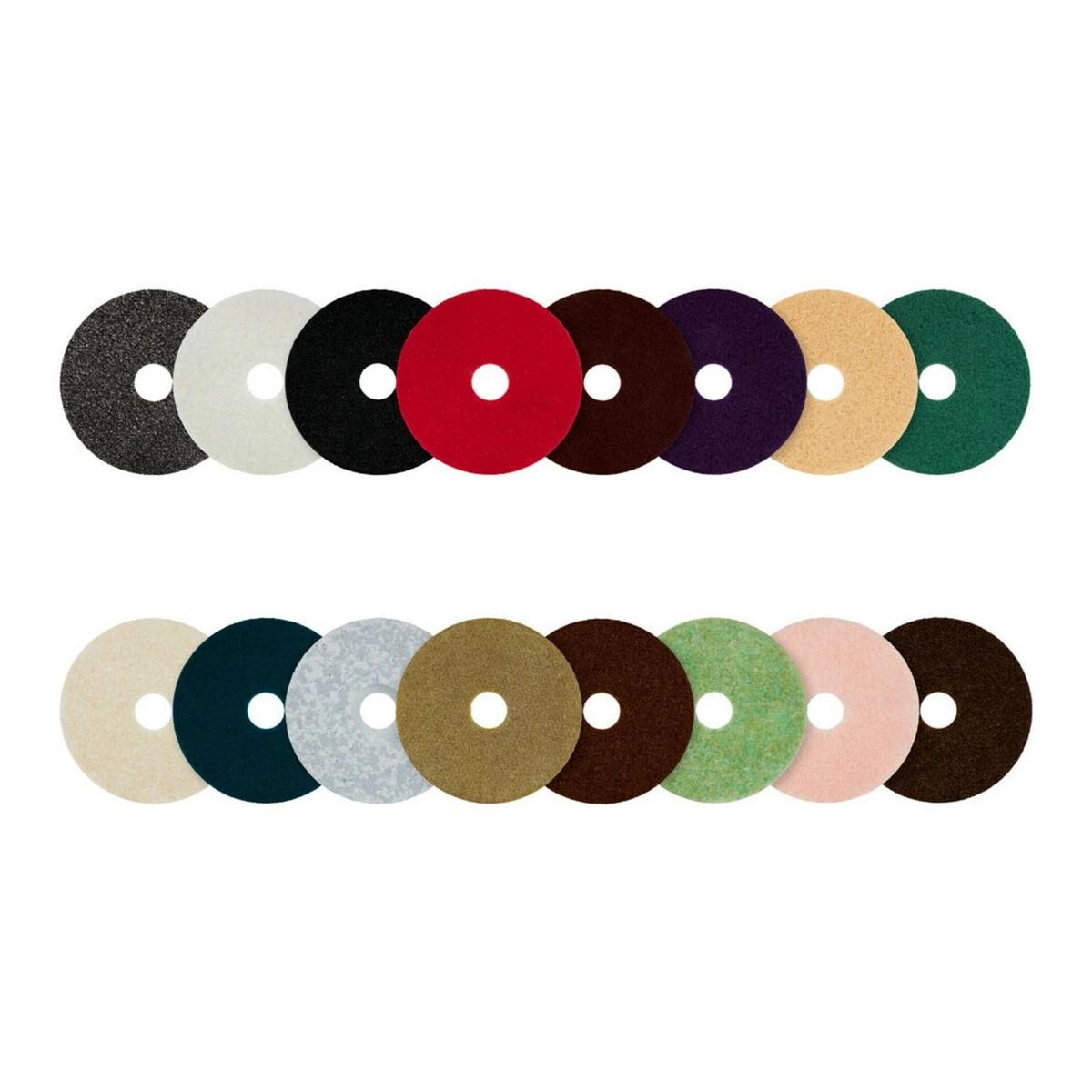 group-shot-5-an-image-of-all-scotch-brite-floor-pad-discs-in-variety-of-colours-can-be-used-in-mar