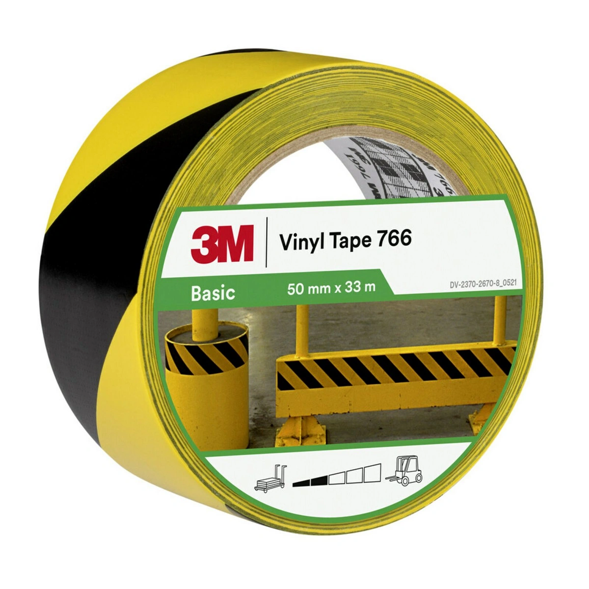 3m-hazard-warning-tapes-766-yellow-black-single-wrapped-front