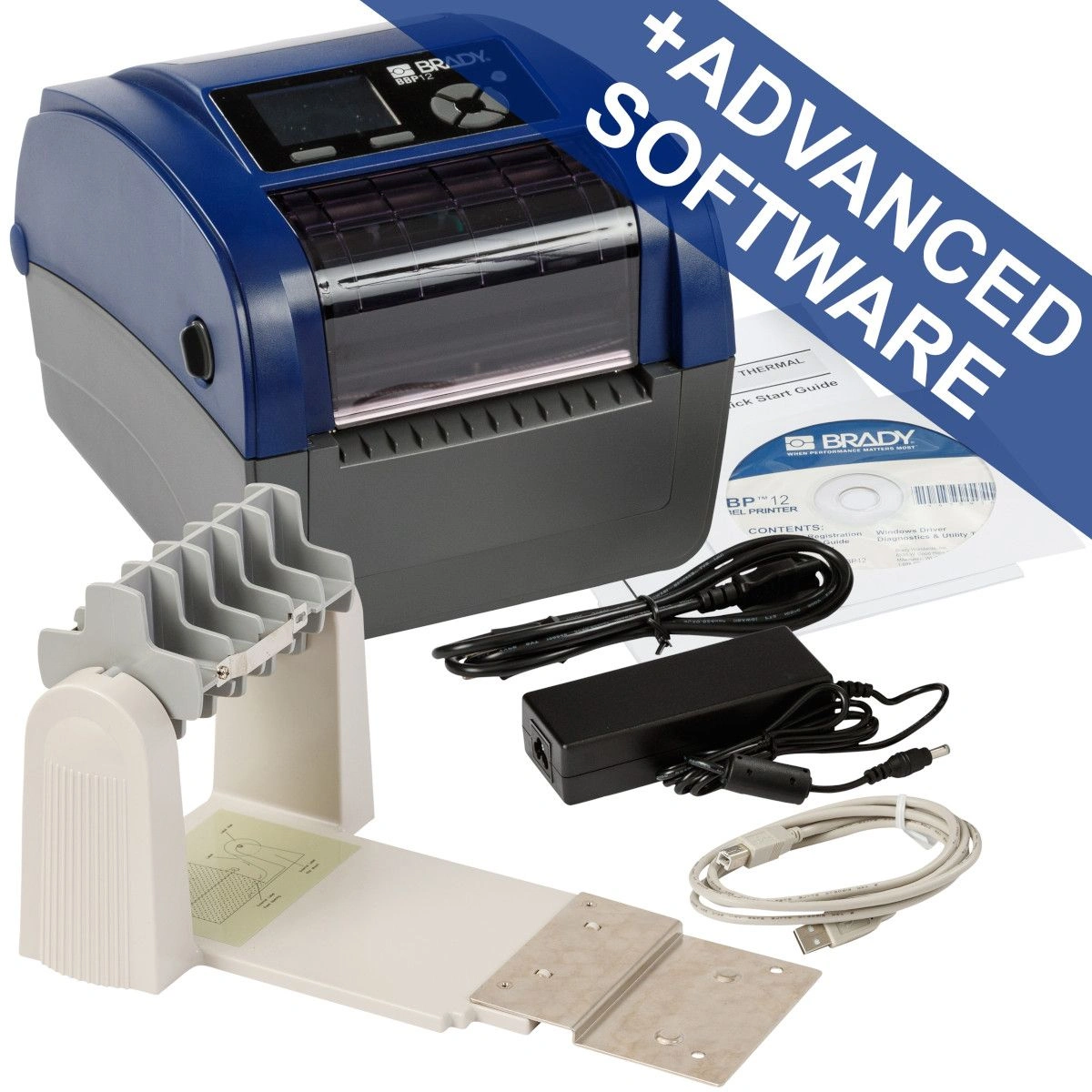 Drukarka etykiet BBP12 300 dpi - US z obcinarką i pakietem oprogramowania Brady Workstation Suite