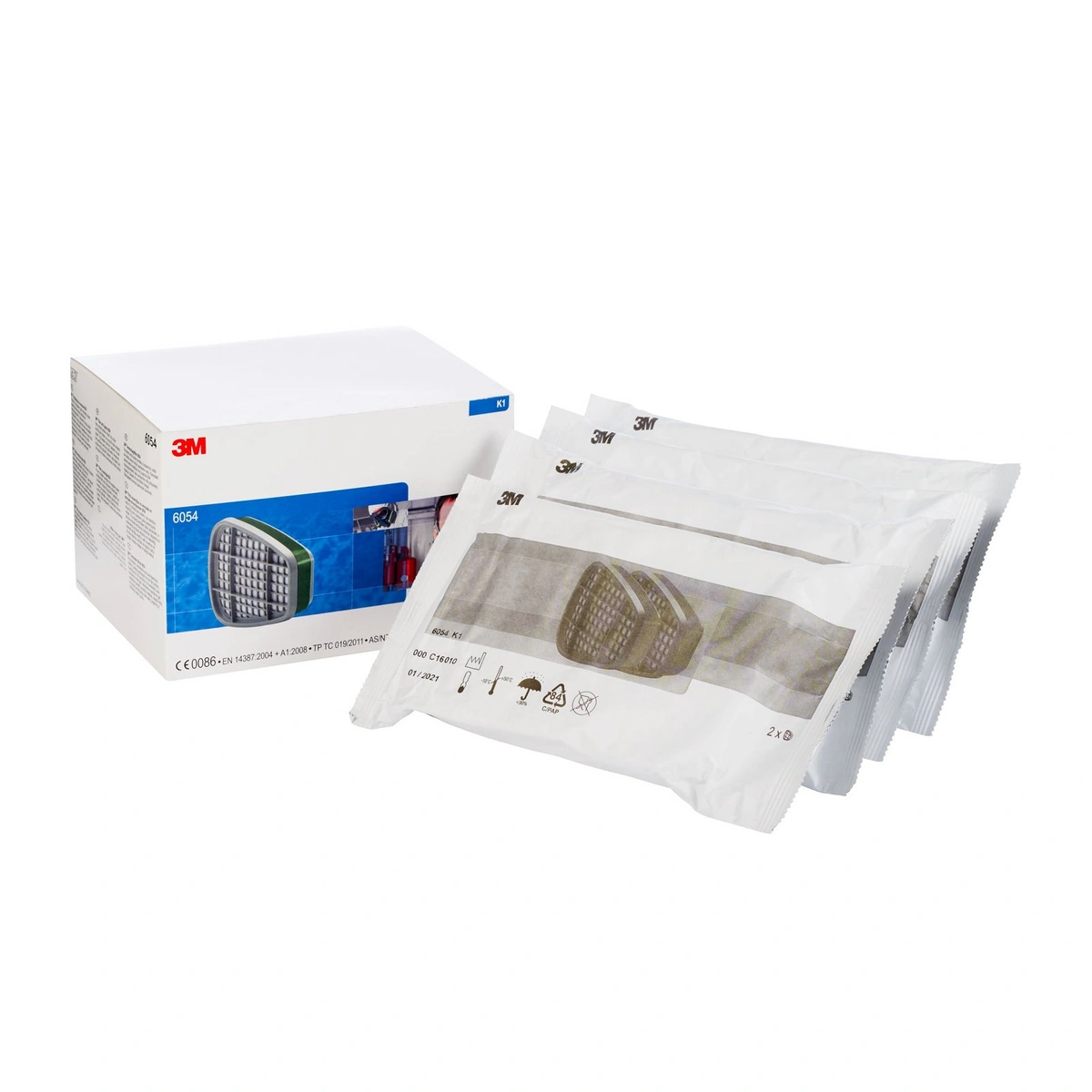 filtr zapewniajacy ochrone przed gazami i parami 3m k1 6054