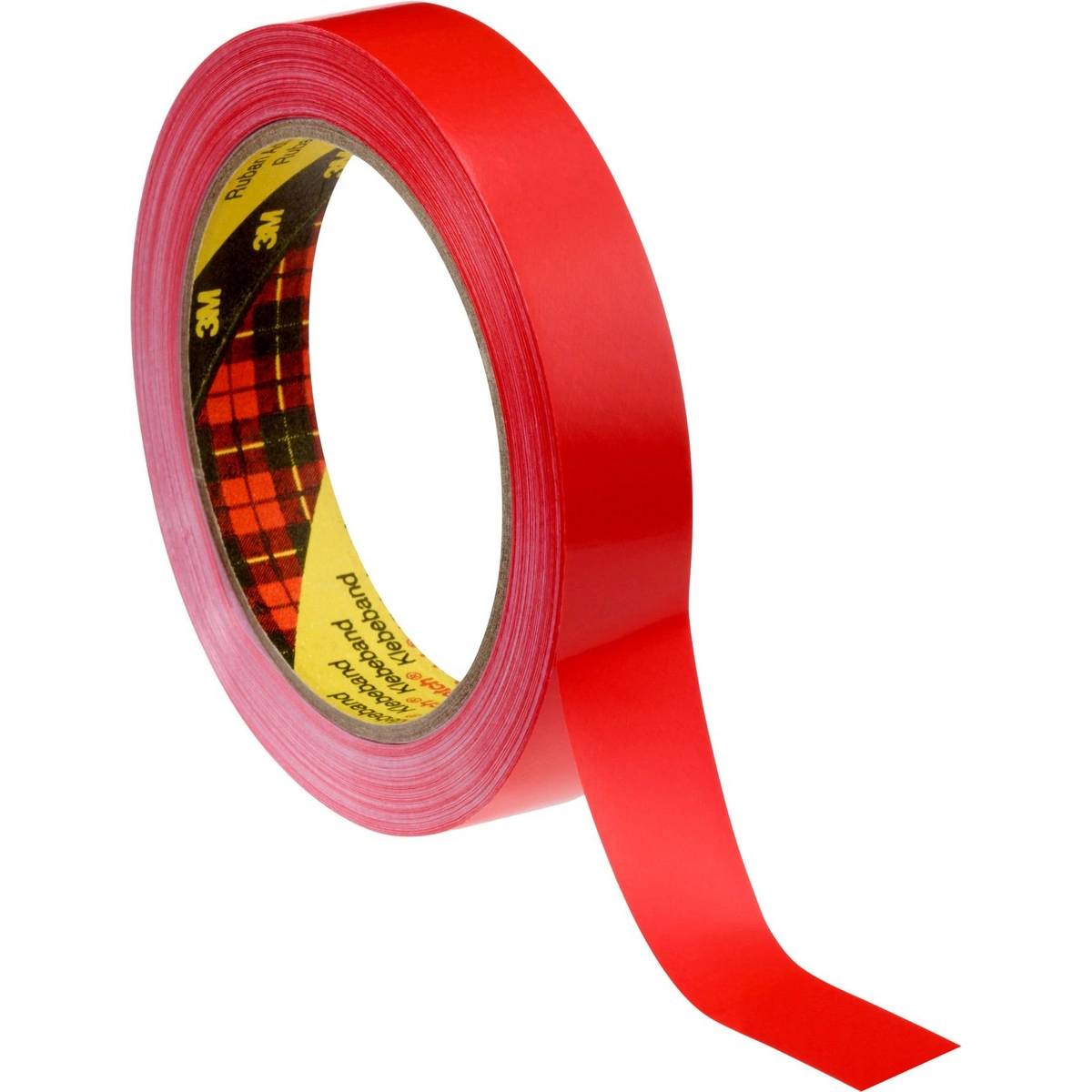 scotch tasma pakowa 6893 czerwona mm 66 m o wysokich parametrach pvc solvent 0.057